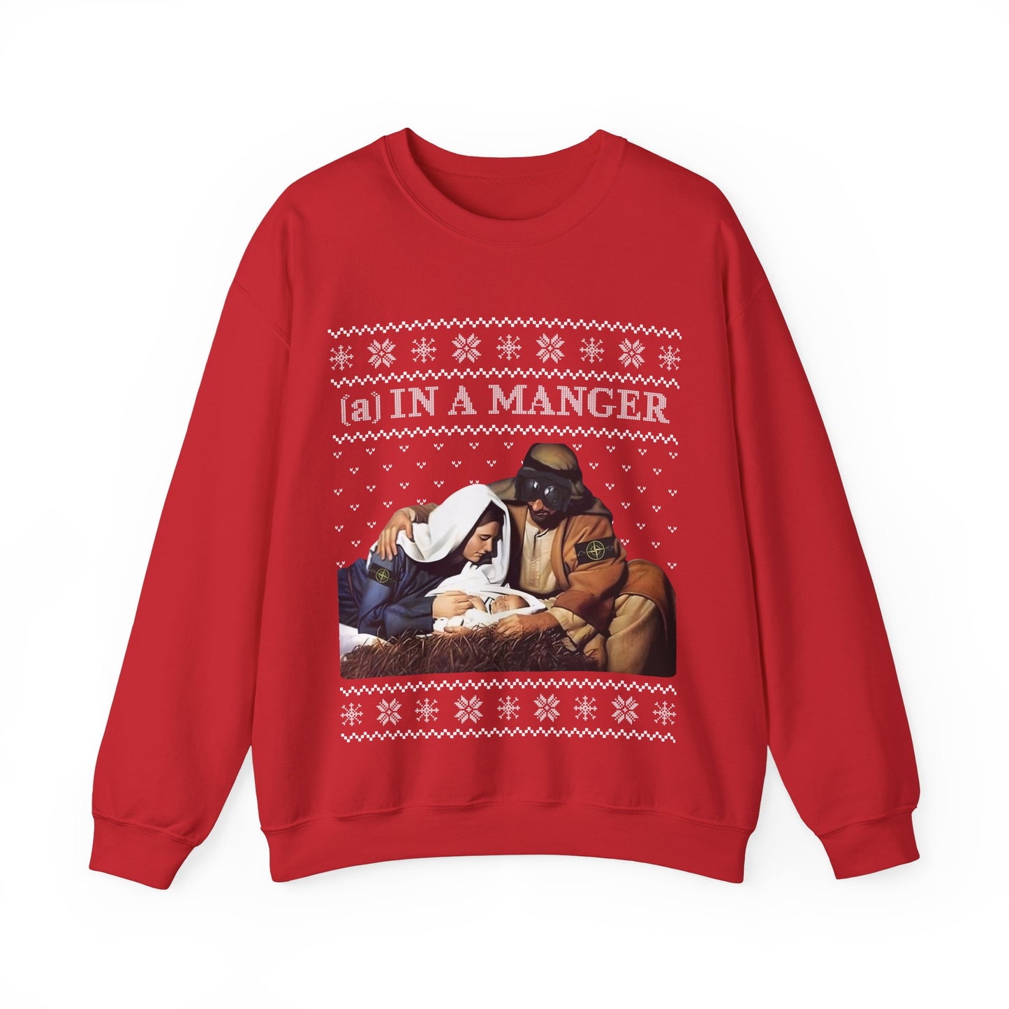 (a) In A Manger Sweatshirt